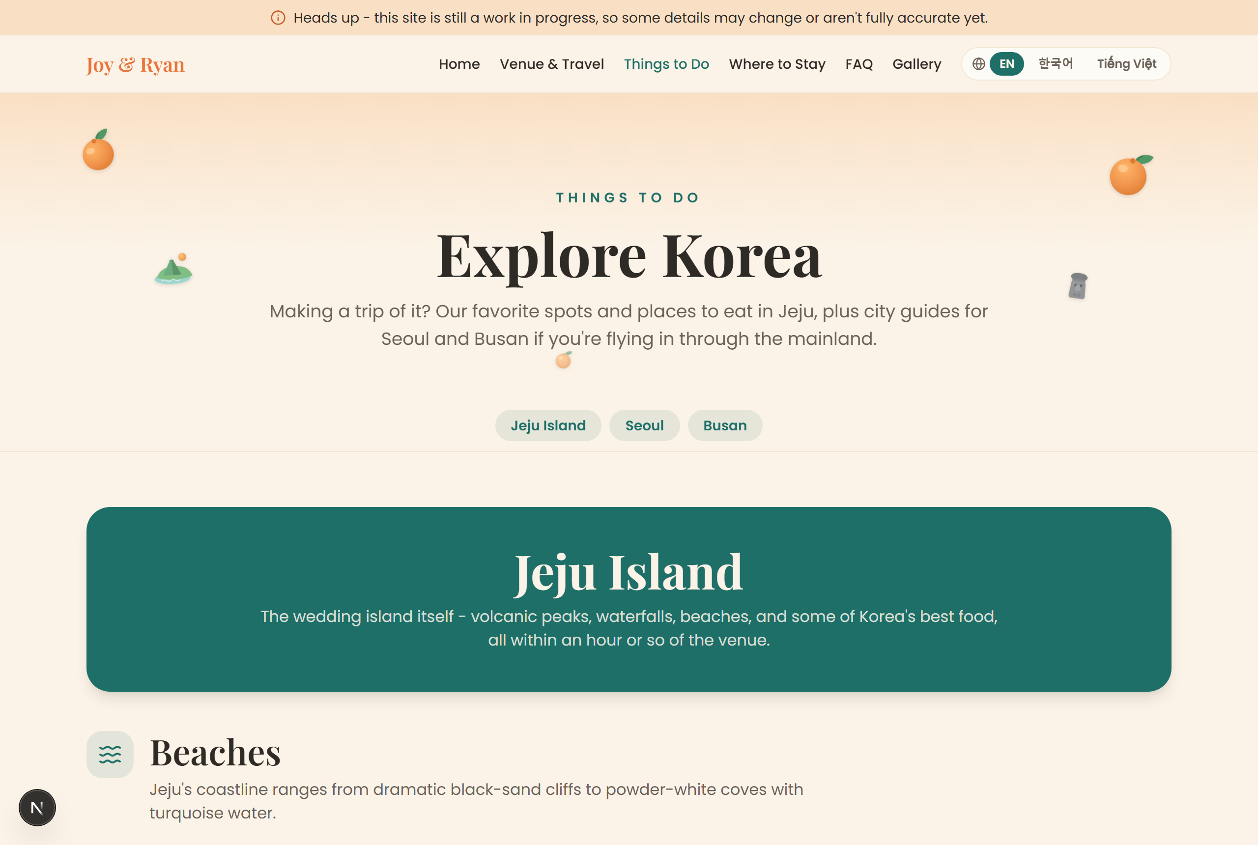 Jeju Wedding — Things to do around the island
